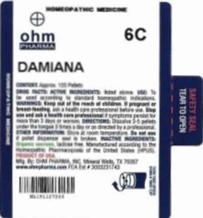 Md Tube Label (Damiana   Md Tube Label)